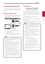 Preview for 21 page of LG SL5YF Owner'S Manual