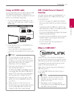 Preview for 23 page of LG SL5YF Owner'S Manual