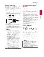 Preview for 23 page of LG SL6Y Owner'S Manual