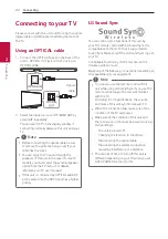 Preview for 22 page of LG SN6Y Owner'S Manual