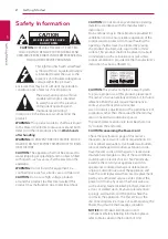 Preview for 2 page of LG SoundPlate lab550h Owner'S Manual