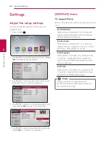 Preview for 22 page of LG SP520 Owner'S Manual