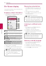 Preview for 34 page of LG SP520 Owner'S Manual