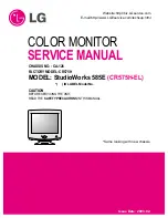 LG StudioWorks 585E Service Manual preview