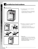 Preview for 8 page of LG TD-C70040E Use And Care Manual