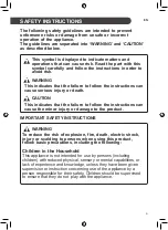 Preview for 3 page of LG TD-H90SD Owner'S Manual