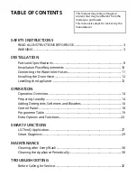 Preview for 2 page of LG TH2112DSAV Owner'S Manual