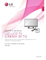 LG TM2792S Owner'S Manual preview