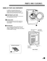 Preview for 9 page of LG Tromm DLE5955G User'S Manual & Installation Instructions