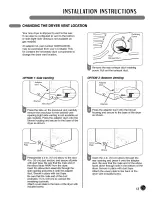 Preview for 13 page of LG Tromm DLE5955G User'S Manual & Installation Instructions