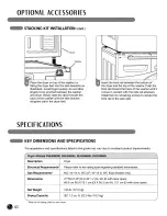 Preview for 40 page of LG Tromm DLE5955G User'S Manual & Installation Instructions