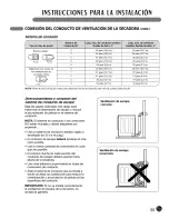 Preview for 55 page of LG Tromm DLE5955G User'S Manual & Installation Instructions