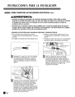 Preview for 62 page of LG Tromm DLE5955G User'S Manual & Installation Instructions