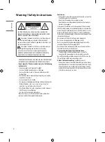 Preview for 4 page of LG UN72 Series Owner'S Manual