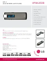 Preview for 1 page of LG UP-SAL2GSSI Specifications