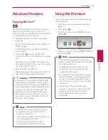 Preview for 41 page of LG UP970 Owner'S Manual