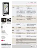 Preview for 2 page of LG VX9700 Datasheet