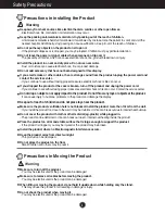 Preview for 3 page of LG W2600V-PF -  - 25.5" LCD Monitor User Manual