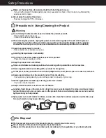 Preview for 4 page of LG W2600V-PF -  - 25.5" LCD Monitor User Manual