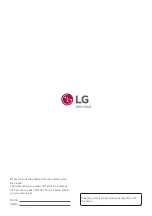 Preview for 25 page of LG WP400 Owner'S Manual