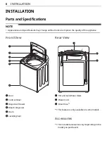 Preview for 8 page of LG WT22VT6HK Owner'S Manual