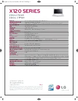 Preview for 2 page of LG X120-L.C7L1A9 Brochure & Specs