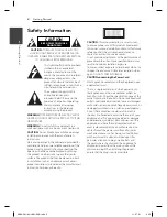 Preview for 2 page of LG XB66 Owner'S Manual