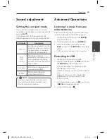 Preview for 25 page of LG XB66 Owner'S Manual