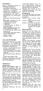 Preview for 4 page of LGB 22604 Schoema Diesel Loco Instructions Manual