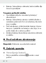 Preview for 42 page of lidl 354163 2010 Operation And Safety Notes