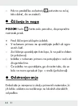 Preview for 44 page of lidl 354163 2010 Operation And Safety Notes