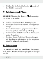 Preview for 90 page of lidl 354163 2010 Operation And Safety Notes