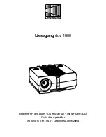 Liesegang ddv 1800 User Manual preview