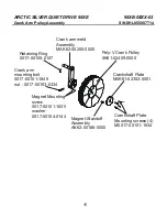 Preview for 15 page of Life Fitness Arctic Silver Quiet Drive Cross-Trainer 95Xe-0XXX-03 Parts Manual