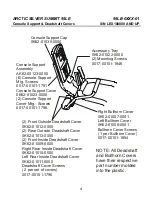 Preview for 4 page of Life Fitness ARCTIC SILVER SUMMIT 95LE-0XXX-01 Parts Manual