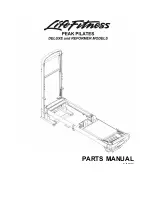 Preview for 1 page of Life Fitness Peak Pilates Deluxe Parts Manual