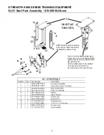 Preview for 3 page of Life Fitness SU31 Assembly & Parts List