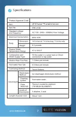 Preview for 7 page of Life Ionizers Fuzion User Manual