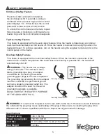 Preview for 5 page of Life pro LS1002HH Manual