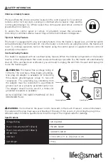 Preview for 5 page of Life Smart XXHT1074US Manual