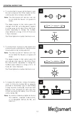 Preview for 12 page of Life Smart XXHT1074US Manual