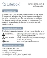 Preview for 2 page of LIFEBOX B-HA01 User Manual