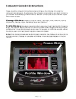 Preview for 15 page of LifeCore Fitness LC-CD600 User'S Product Manual