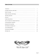 Preview for 3 page of LifeCore Fitness VST-V8 User'S Product Manual