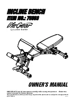 LifeGear 76503 Owner'S Manual preview