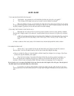 Preview for 3 page of Lifeline EAGLE Owner'S Manual