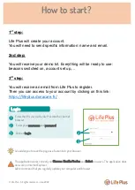 Preview for 2 page of LIFEPLUS The Dona Care Starter Manual