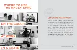 Preview for 8 page of Lifepro RadiatePro User Manual