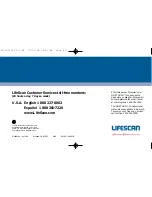 Preview for 85 page of Lifescan ONETOUCH II Owner'S Booklet