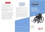 Preview for 2 page of lifestyle mobility aids M170-3-416SF Operating Instructions